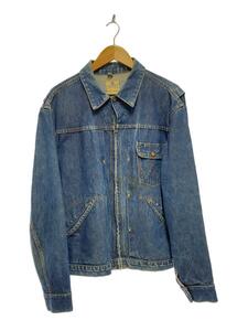 WRANGLER◆60s/11MJZ後期/USA製Gジャン/44/コットン/IDG/スナップボタン/YKK