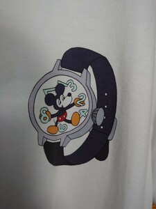 UNIQLO ユニクロ アート ミッキーマウス プリントTシャツ 中古 XLサイズ ホワイト 2017年 ジェフ マクフェトリッジ作品 UT Disneyコラボ
