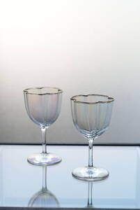 ロブマイヤー Lobmeyr Quatrefoil Wine Glass_M 一客/ 19-20th.C・Austria / 古道具 アンティーク 硝子 ワイン グラス クリスタル