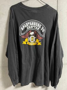 90s ヴィンテージ HARLEY DAVIDSON Tシャツ ハーレー ロンT HARLEY OWNERS GROUP ハーレーオーナーズグループ HANES ヘインズ L バイカー