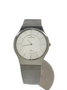 SKAGEN◆腕時計/アナログ/SLV/SLV