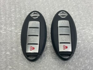 希少 日産 インテリジェントキー 4ボタン 2個 パニックボタン 充電マーク 検 キーレス 日産 北米 USDM 輸出 逆輸入 INFINITI