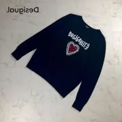 Desigual 長袖ニットセーター ブラック サイズM*OC64