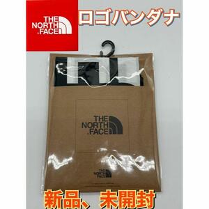 新品 ノースフェイス TNF ロゴ バンダナ NN22000ブラック