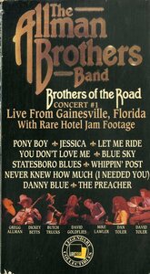 H00017366/VHSビデオ/The Allman Brothers Band「Brothers Of The Road Concert」