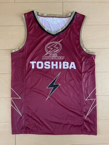 川崎ブレイサンダース　Kawasaki BRAVE THUNDERS　2018-19シーズン　開幕戦　タンクトップ　ゲームシャツ　Lサイズ　東芝　B.LEAGUE