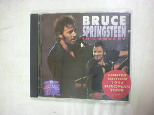 CDアルバム 輸入盤[ BRUCE SPRINGSTEEN ブルース・スプリングスティーン ]IN CONCERT LIMITED EDITION 1993 EUROPEAN TOUR 13曲 送料無料