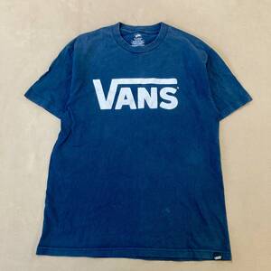 ★ VANS バンズ 半袖Ｔシャツ トップス メキシコ製 ネイビー L メンズ 0.23kg