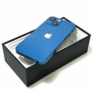 【良品】Apple｜iPhone 13 mini 128GB｜SIMフリー｜最大バッテリー容量88%｜ブルー｜動作確認済｜速達発送可　　
