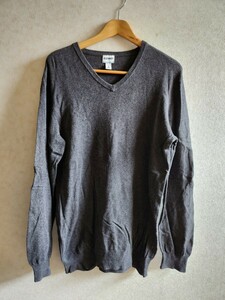 ◆送料込◆OLD NAVY◆コットン　メンズVネックセーター　サイズ表記M　◆古着・中古品