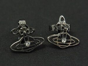 Vivienne Westwood ヴィヴィアンウエストウッド オーブ ラインストーン ピアス アクセサリー レディース メンズ ブロンズ系 DG4282