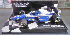 1/43 ウイリアムズ FW19 #4 ハインツ ハラルド フレンツェン 1997 フレンツェン 初優勝車 PMA/MC 絶版品 送料込