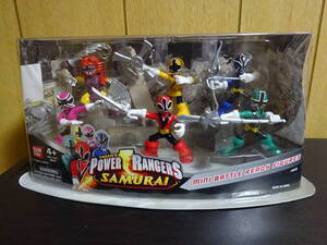 パワーレンジャー　フィギュア　 POWER RANGERS SAMURAI 　MINI BATTLE READY FIGURES