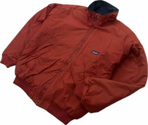 patagonia ☆ シェルドシンチラ ジャケット 裏フリース ブルゾン レッド S 秋冬 ウォームアップ アウトドア 人気 古着 パタゴニア■S3505