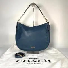 【極美品】COACH コーチ ショルダーバッグ ホーボー レザーワンショルダー