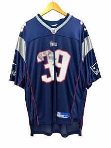 Reebok (リーボック) NFL ペイトリオッツ レプリカ ユニフォーム 半袖 Tシャツ NewEngland Patriots XL ネイビー メンズ/025