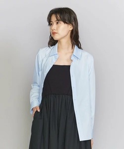 お値下げ！新品タグ付き BEAUTY&YOUTH UNITED ARROWS ビューティ&ユース ユナイテッドアローズ 万能！ブロードレギュラー長袖シャツ ブルー