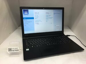 ジャンク/ TOSHIBA dynabook B65/M PB65MTB41N7AD11 Intel Core i5-8250U メモリ8.19GB HDD500.1GB 【G27639】