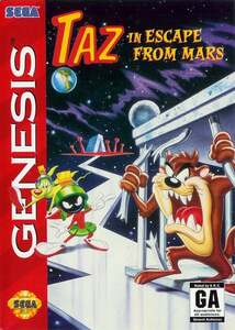 送料無料 北米版 海外版メガドライブ Taz in Escape from Mars GENESIS ジェネシス 