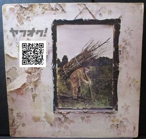 レア盤-UKオリジナル★Led Zeppelin - Untitled - IV[LP,