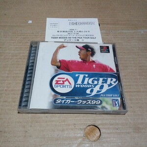 PS☆タイガー・ウッズ99 PGA TOUR GOLF☆管理番号B