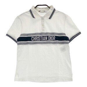 Christian Dior クリスチャン ディオール 143T10A4047 半袖ポロシャツ ホワイト系 XS [240101337442] レディース