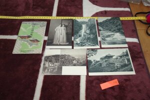 rarebookkyoto h798　戦前　李朝朝鮮　朝鮮の風俗集　写真絵葉書・明信片　朝鮮線列車食堂　5枚　1920年　名人　名作　名品