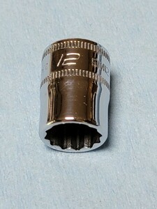 12mm 3/8 シャロー スナップオン FM12 (12角) 中古品 美品 保管品 SNAPON SNAP-ON シャローソケット ソケット 送料無料