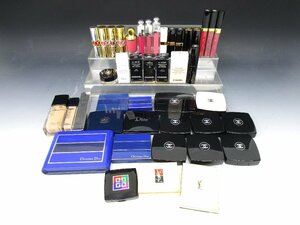 [ZEROnet]◎コスメ スキンケア 化粧品 CHANEL シャネル DIOR YSL GIVENCHY メイクアップ 口紅 シャドウ ブランド デパコス 大量◎M65-44