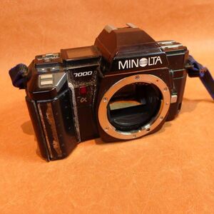 d★503 ジャンク MINOLTA α-7000 フィルムカメラ 一眼レフ オートフォーカス/60