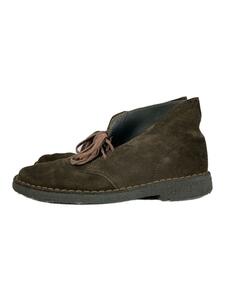 Clarks◆ブーツ/US7.5/BRW/スウェード