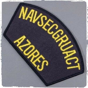 ZA53 米海軍 Naval Security Group Activity AZORES ミリタリー ワッペン パッチ ロゴ エンブレム 部隊章