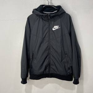 ☆送料無料☆NIKE☆ウィンドランナージャケット☆ジュニアサイズ☆黒☆キッズL☆ナイロンパーカー☆12-13歳☆F23