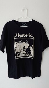 ヒステリックグラマー　HYSTERIC GLAMOUR　Tシャツ 黒 ブラック　サイズXＳ　送料無料