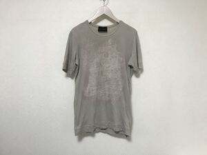 本物ディーゼルブラックゴールドDIESELコットンプリント半袖TシャツメンズビジネススーツサーフSトルコ製グレー