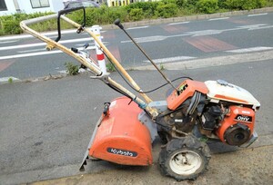 愛知県豊橋市　クボタ 管理機 TR-6 土の助 最大6.2馬力 耕運機 耕うん機 耕耘機 ロータリー 正転 逆転 中古