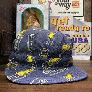 vintage MR PEANUT WORK CAP PLANTERS OFFICIAL ヴィンテージ　ミスターピーナッツ