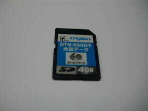  ジャンク扱い　Trywin　MAPPLE　DTN-X600用　地図データ　4GB SDHCカード　SDカード　ナビ