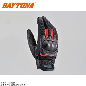 DAYTONA デイトナ 32420 DG-002 フルメッシュプロテクターグローブ レッド サイズ:L