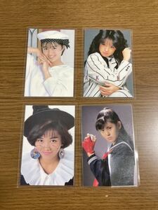 ブロマイド 中森明菜 南野陽子 酒井法子 浅香唯 当時物 貴重 昭和レトロ 廃盤 ラミネート プロマイド 昭和 レトロ ナンノ のりぴー 歌姫