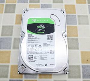 ∨500GB フォーマット済み｜3.5インチ HDD SATA 内臓 ハードディスク ｜Seagate シーゲート ST500DM009 ｜ PCパーツ ■O0255