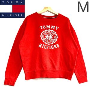 輸入古着 Tommy Hilfiger トミーヒルフィガー スウェット トレーナー ビッグロゴプリント