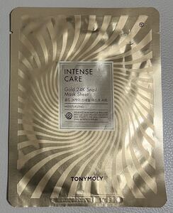 TONY MOLY(トニーモリー) INTENSE CARE(インテンスケア) Gold 24K Snail Mask Sheet