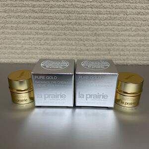 ラ・プレリー ピュアG ラディアンス アイクリーム（目もと用保湿クリーム）3ml×2個　新品 未使用