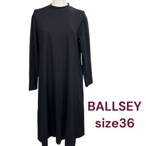 美品　BALLSEY 上品　ロング　ワンピース サイズ36 コットン混　ボールジー、ボールジィ　　　 M4L040