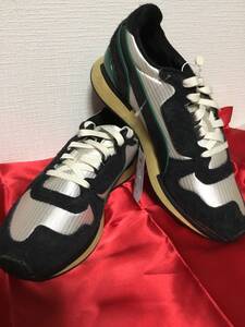 ◆PUMA プーマ SPACE LAB THE NEVERWORN スペースラボ ザネバーウォーン白×黒×緑 27㎝未使用品