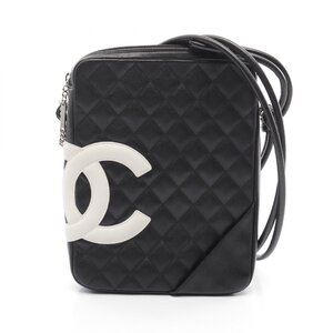 シャネル カンボンライン ブランドオフ CHANEL レザー ショルダーバッグ ラムスキン 中古 レディース