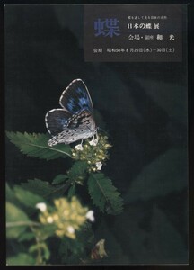 蝶　日本の蝶展 蝶を通して見る日本の自然 藤岡知夫/福岡正夫 於銀座和光 昭和50年 検:地理変異 クライン 遺伝型異常型 迷蝶シジミチョウ　