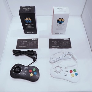 SNK NEOGIO mini用コントローラー2個セット WHITE BLACK