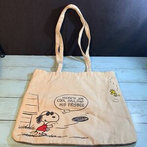 SNOOPY PEANUTS MILKFED スヌーピー・ミルクフェド トートバッグ ウッドストック ピーナッツ　(3096)